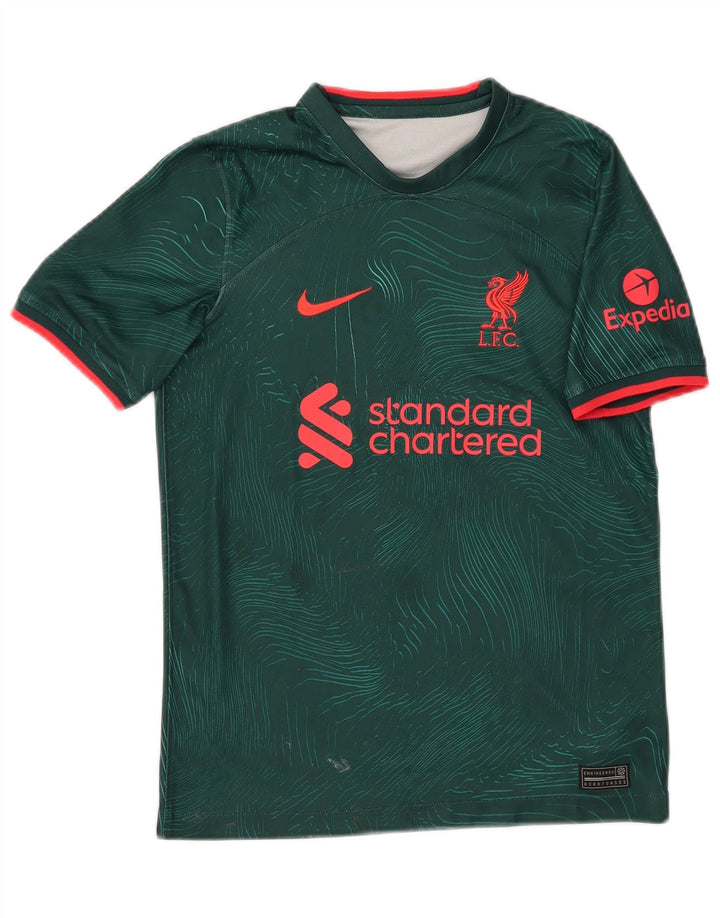 T-shirt grafica NIKE da ragazzo, 11-12 anni, verde poliestere