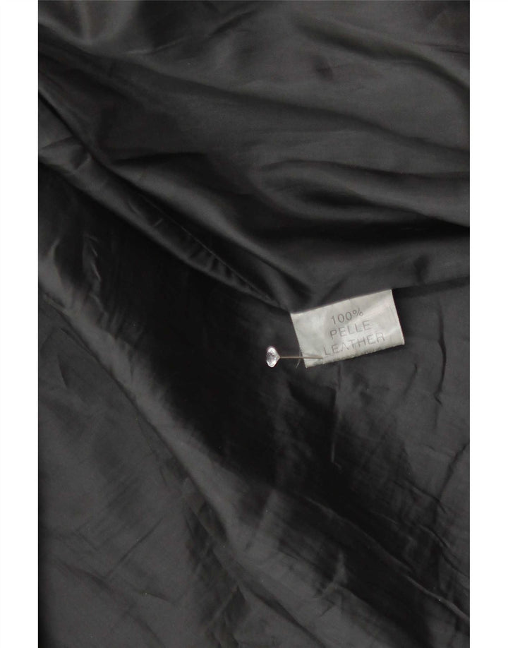 Giacca in pelle da uomo Suprema UK 38 media nera