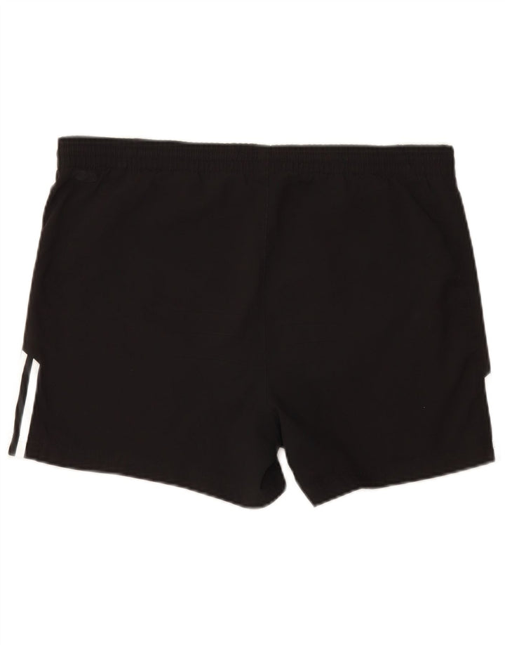 Pantaloncini sportivi da uomo Adidas medi neri in poliestere
