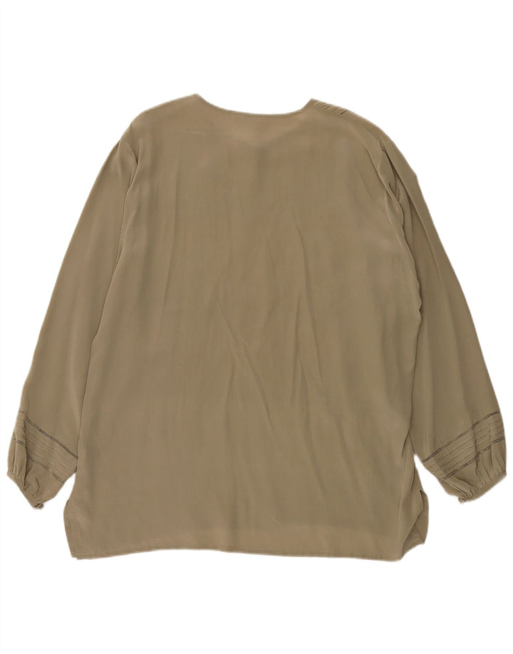 Camicetta da donna Diana Bentalls Top IT 48 XL Seta kaki