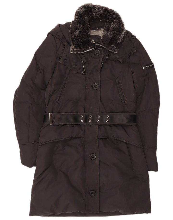PEUTEREY Piumino Donna IT 40 Small Nero Poliammide