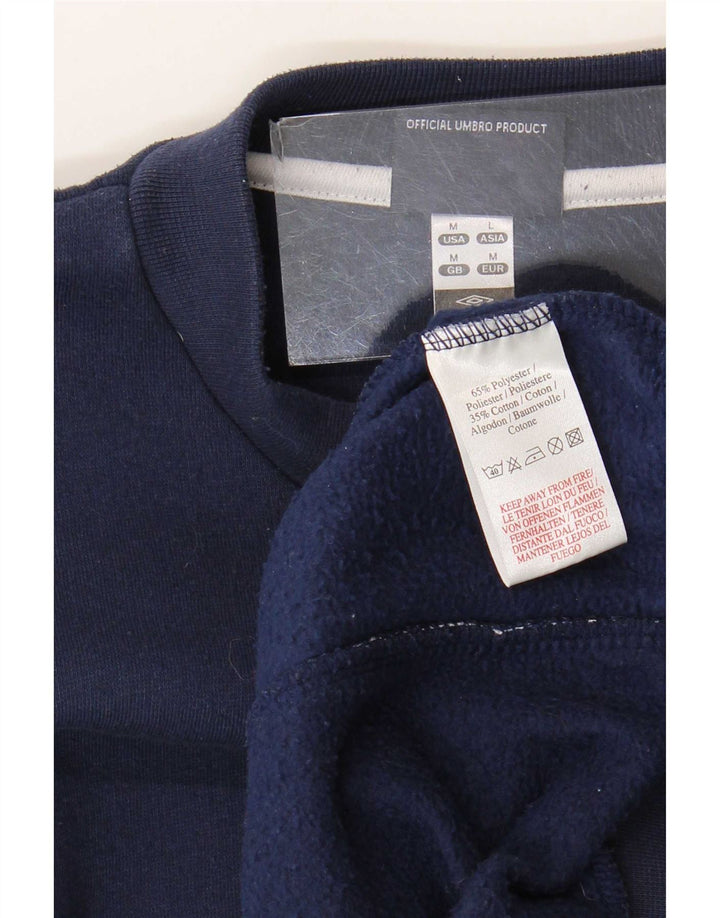 Umbro Felpa da uomo Maglione medio blu navy in poliestere