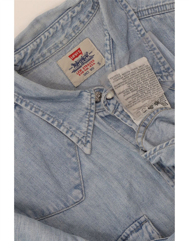 Camicia di jeans da uomo Levi's piccola in cotone blu