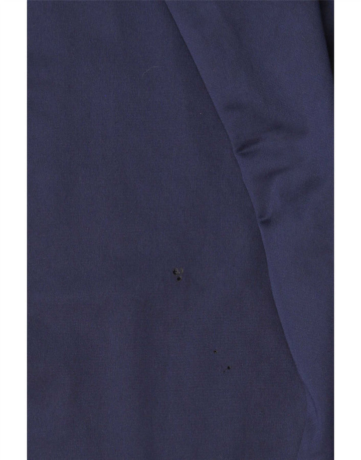 Pantaloni da tuta con grafica Kappa da uomo, pantaloni da jogging, piccoli, in poliestere blu navy