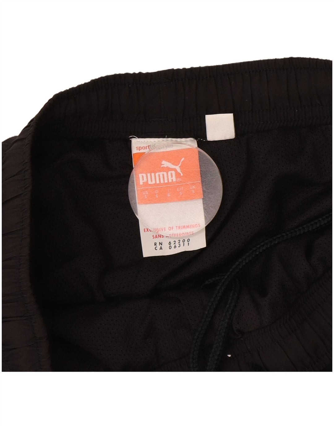 Pantaloncini sportivi da uomo Puma Small Black Colourblock in poliestere sportivo