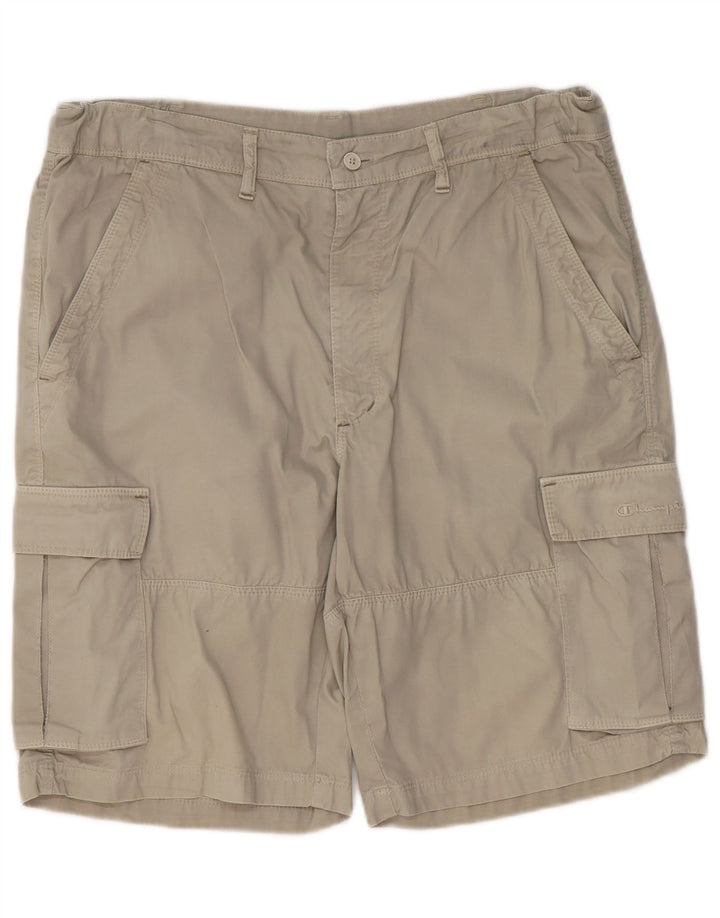 Pantaloncini cargo da uomo Champion grandi W36 in cotone verde