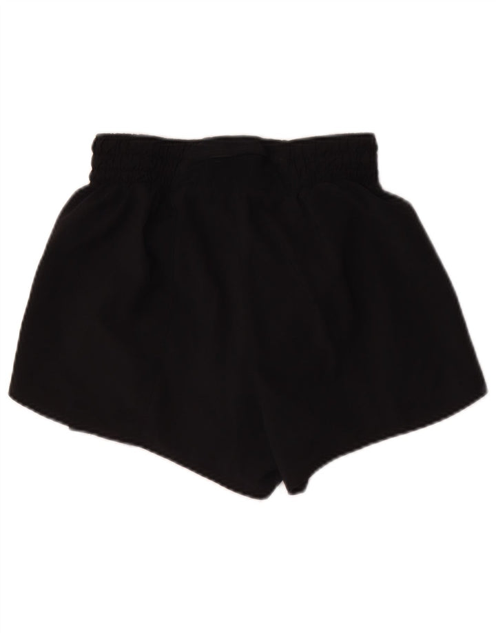 Pantaloncini sportivi Nike da donna Dri Fit UK 8 piccoli poliestere nero