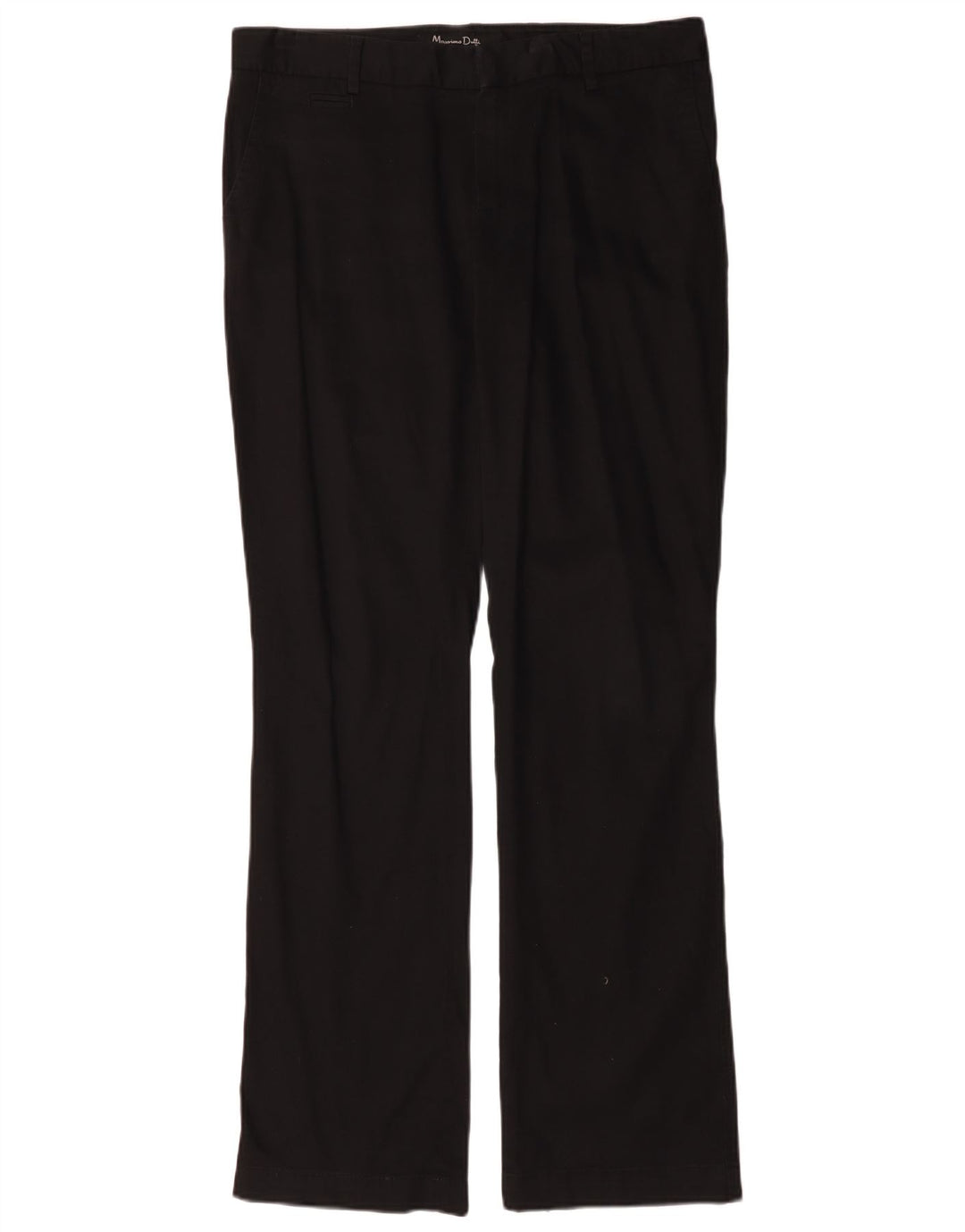 Pantaloni chino bootcut da donna Massimo Dutti W34 L32 cotone nero
