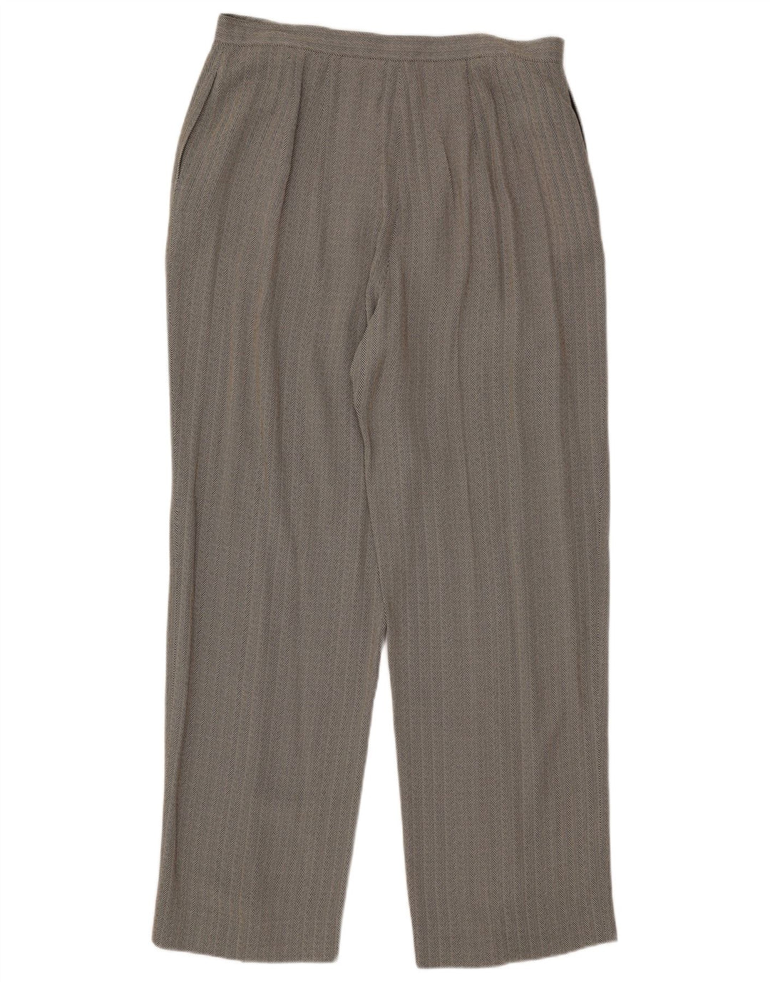 Talbots Set da donna a 2 bottoni e 2 pezzi UK 16 Large W34 L30 Grigio a spina di pesce