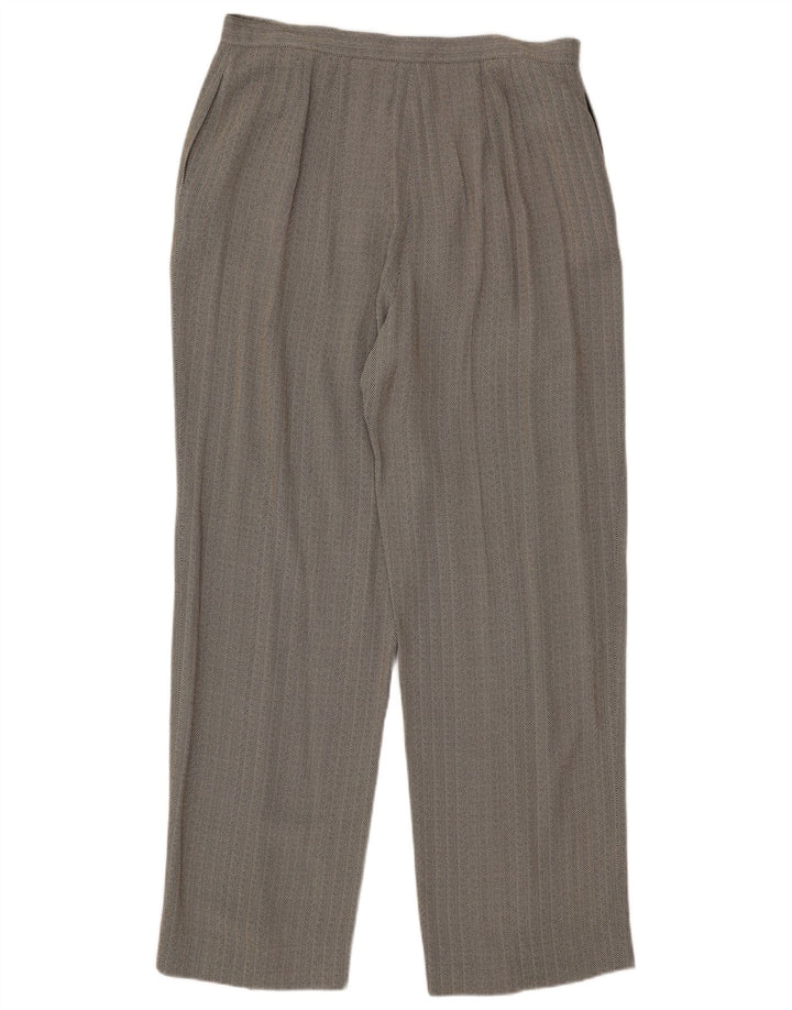Talbots Set da donna a 2 bottoni e 2 pezzi UK 16 Large W34 L30 Grigio a spina di pesce