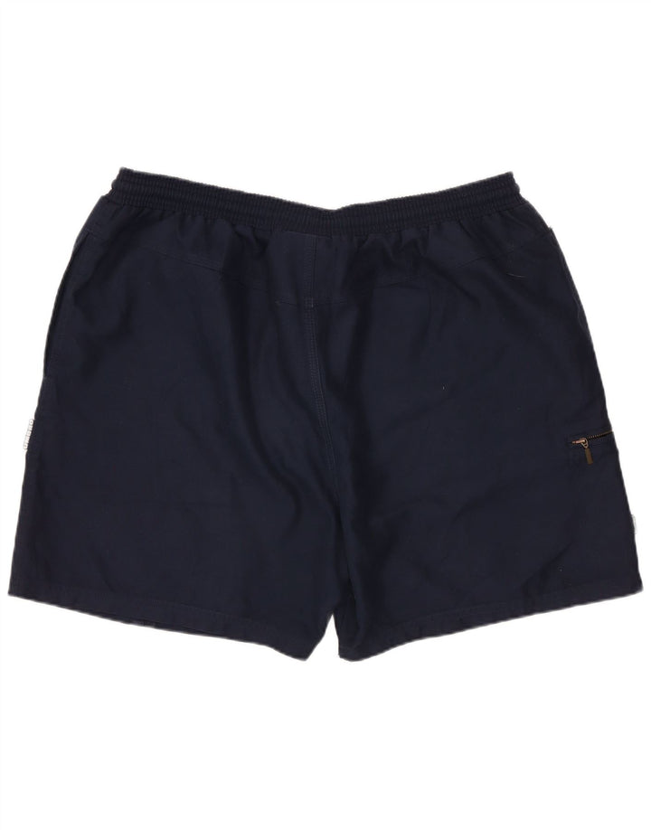 UMBRO Pantaloncini cargo da uomo grandi W34 poliestere blu navy