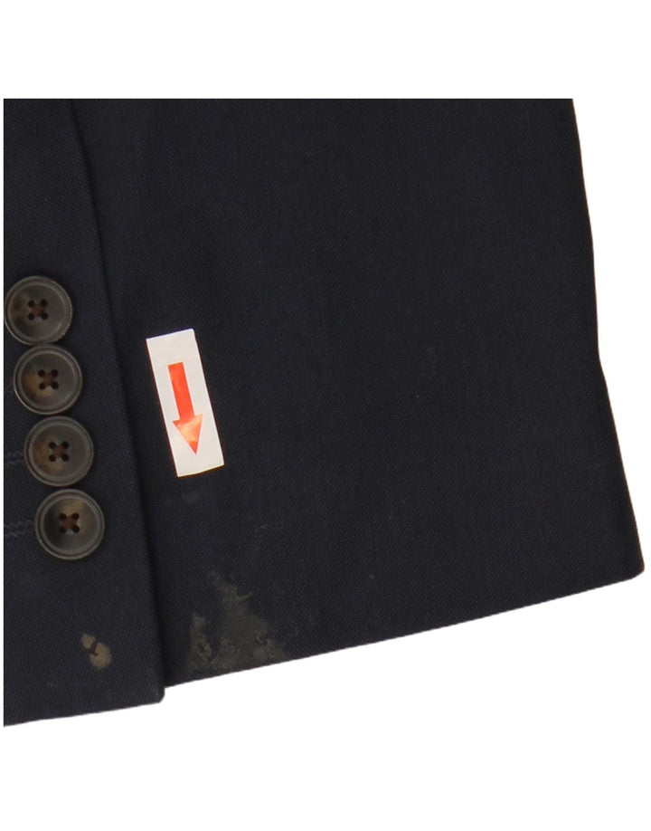 Giacca blazer slim a 2 bottoni Marks & Spencer da uomo UK 38 medio blu navy