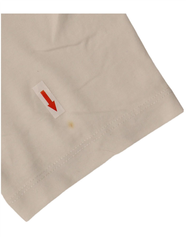 T-shirt grafica da uomo Nike Top Small in cotone bianco