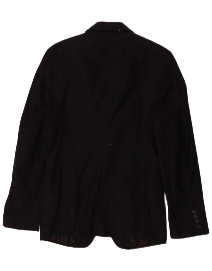 Giacca blazer da uomo a 2 bottoni Zara EU 46 piccola blu navy