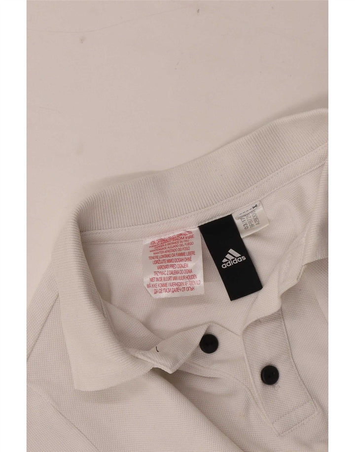 Polo Adidas Ragazzo 9-10 Anni Bianca