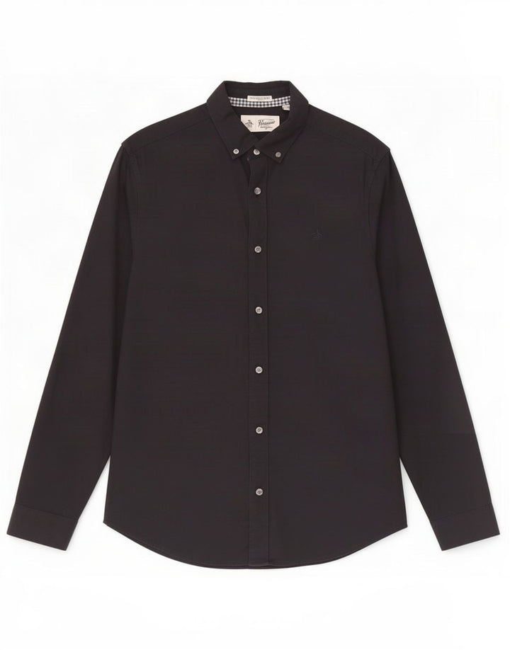 Camicia Penguin Heritage da uomo slim fit in cotone blu navy medio