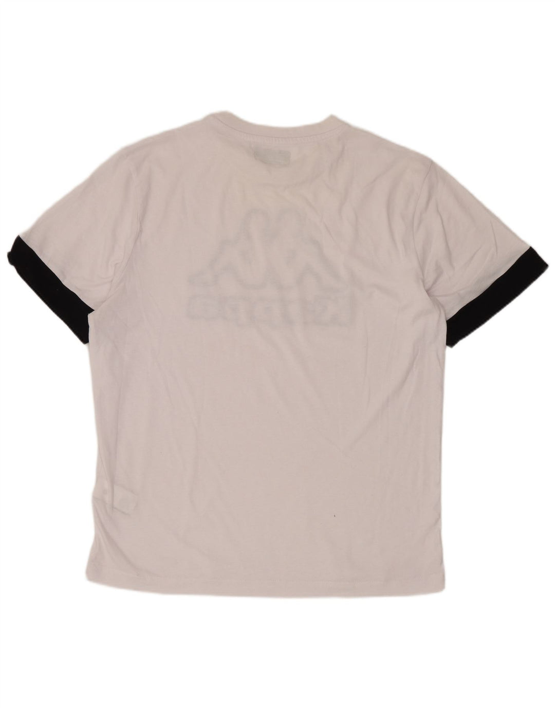 T-shirt grafica da uomo Kappa Top in cotone bianco medio