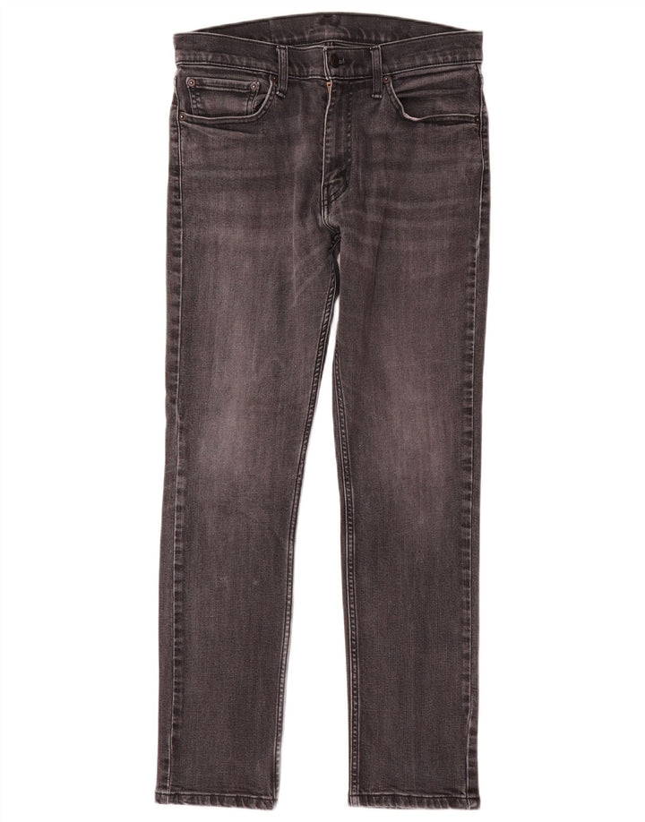 Levi's Uomo 511 Slim Jeans W32 L30 Cotone Grigio