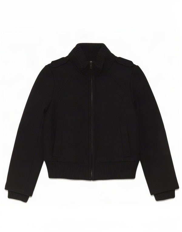 Giacca a vento militare da donna Zara UK 18 XL lana nera