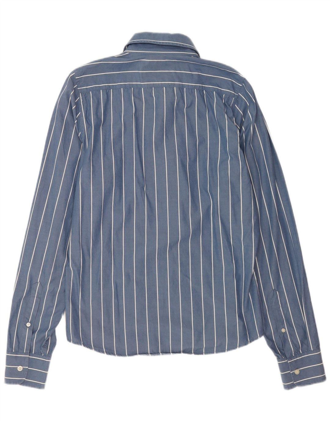 Camicia Hollister da uomo in cotone a righe grandi blu