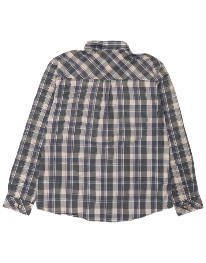 Camicia da uomo Rohan XL in poliestere a quadri blu
