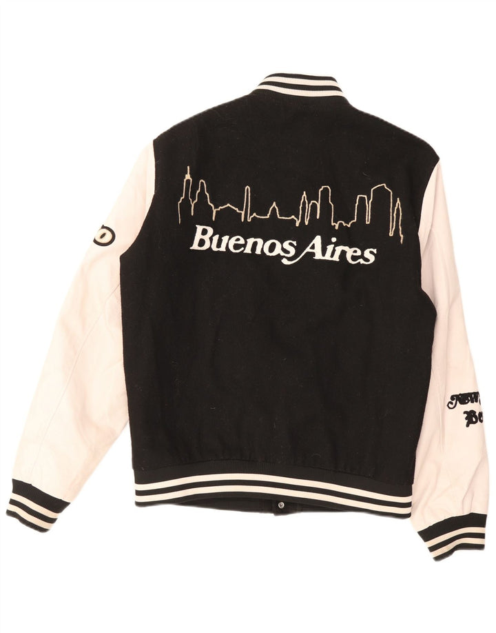 Jack & Jones Giacca grafica da uomo Varsity UK 38 Medium Black Colourblock