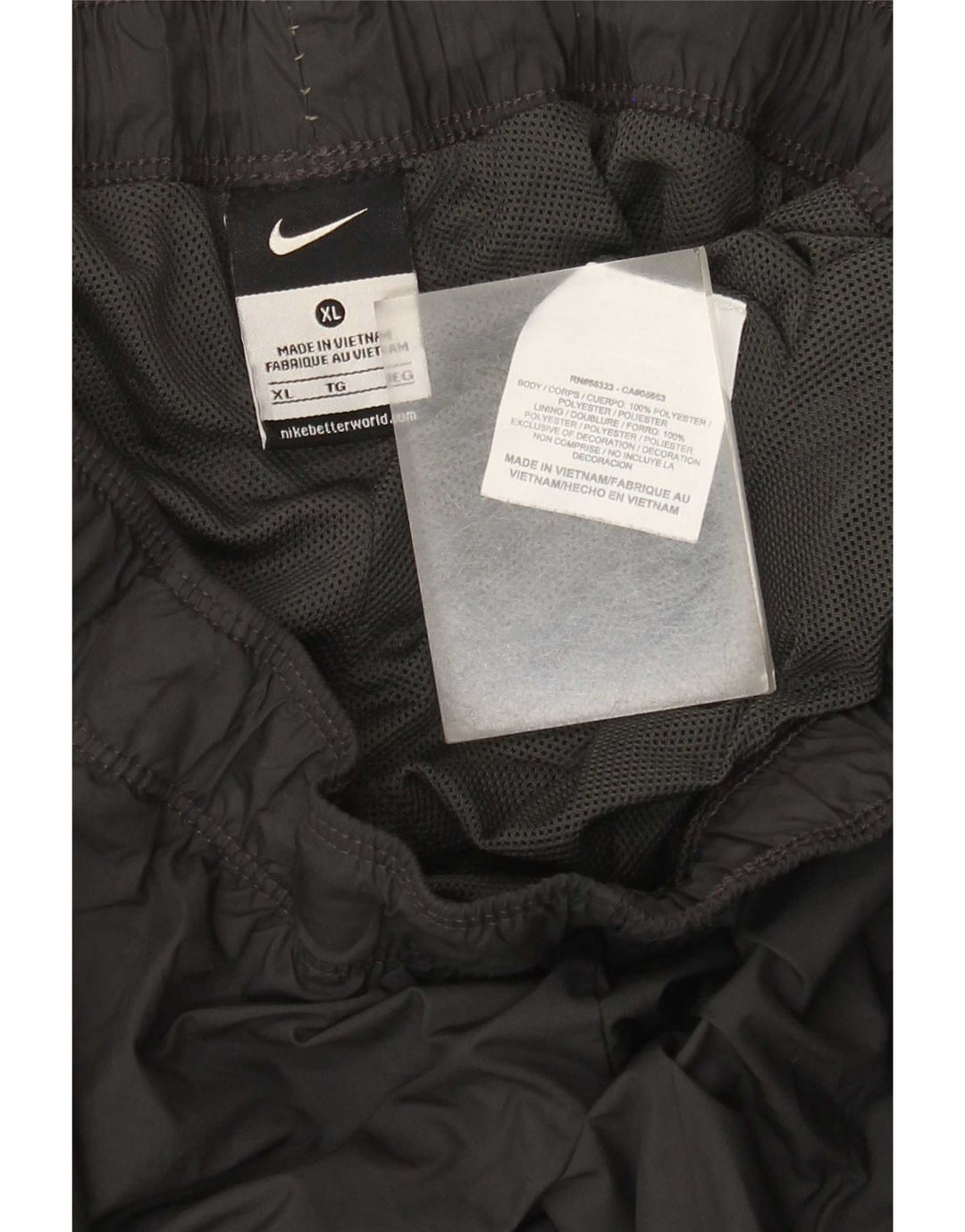 Pantaloni da tuta corti Nike da donna UK 18 XL Poliestere color block grigio