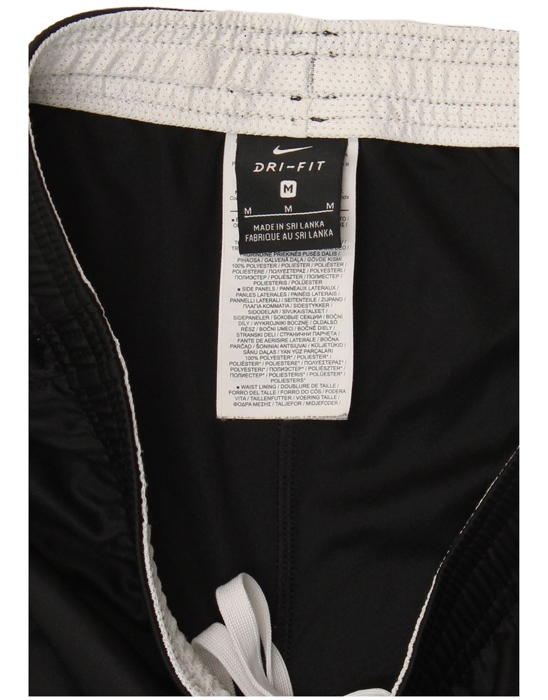 Pantaloncini sportivi Nike Dri Fit da uomo, poliestere medio nero