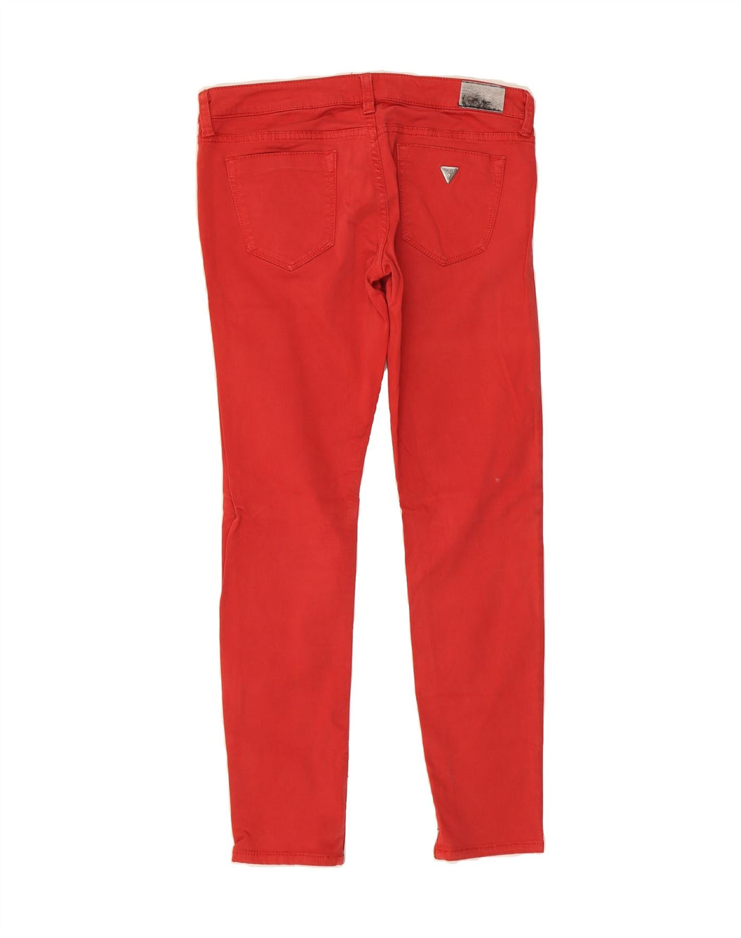 GUESS Womens Skinny Jeans W28 L28 Red Cotton Vintage Guess and Second-Hand Guess from Messina Hembry 