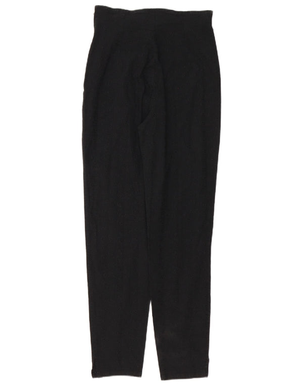 Pantaloni slim a vita alta da donna Kookai W28 L28 cotone maculato nero