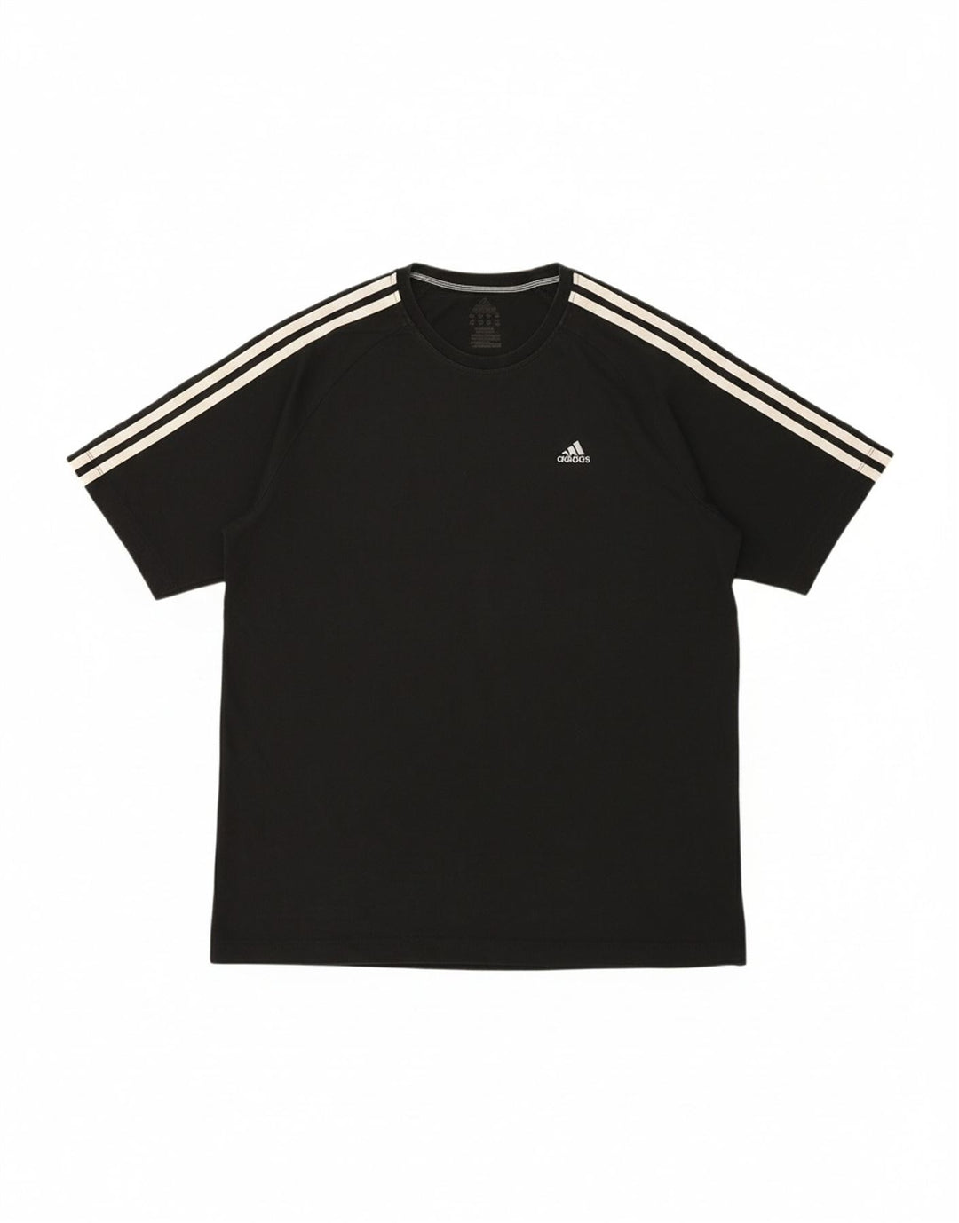 ADIDAS Mens Climalite T-Shirt Top Medium Black Cotton