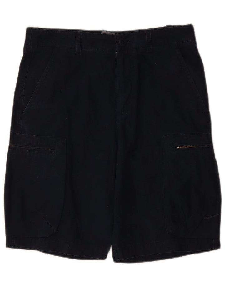 Pantaloncini cargo da uomo Nike W30 medio cotone blu navy