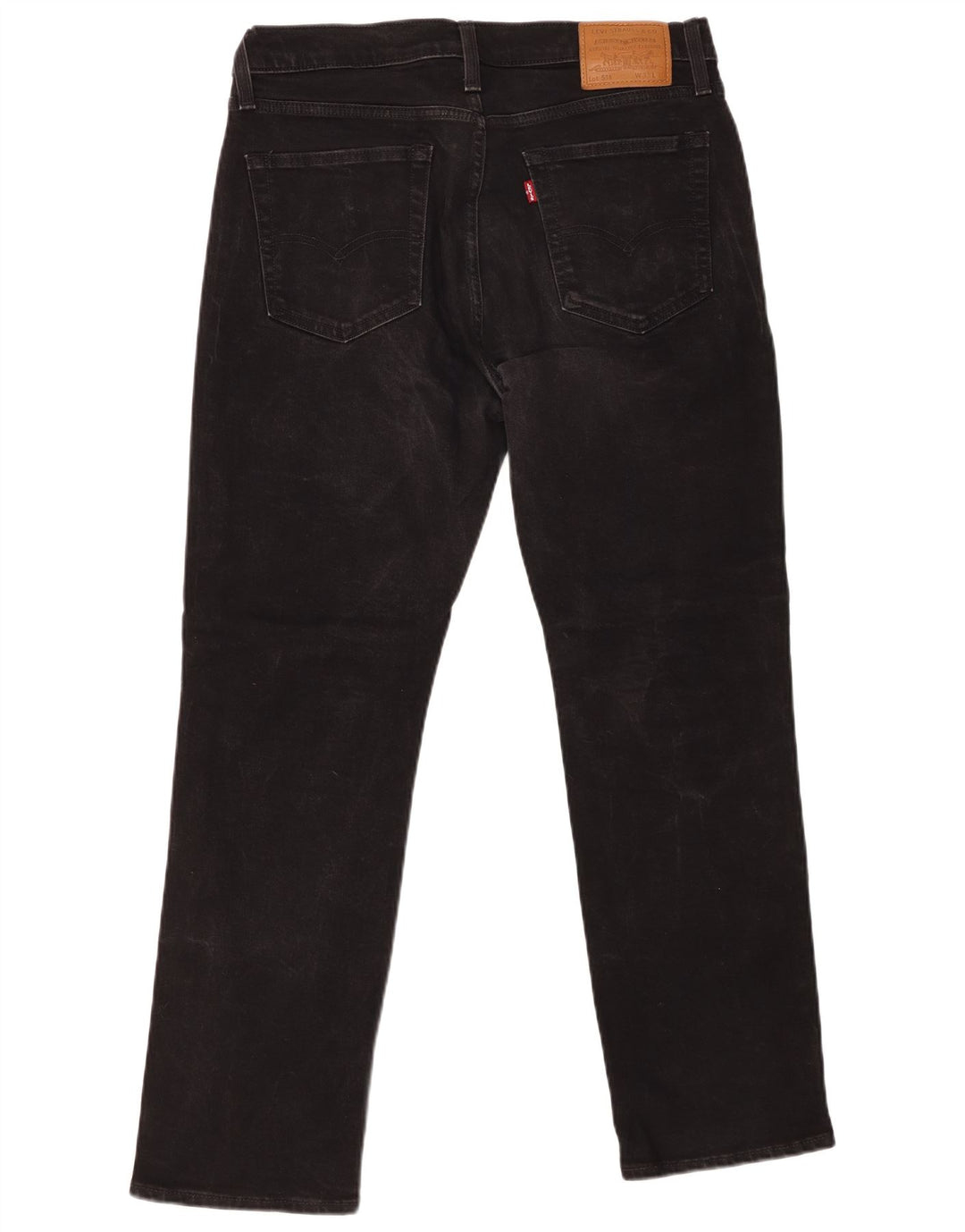 Levi's Uomo 514 Jeans dritti W33 L28 Cotone Nero