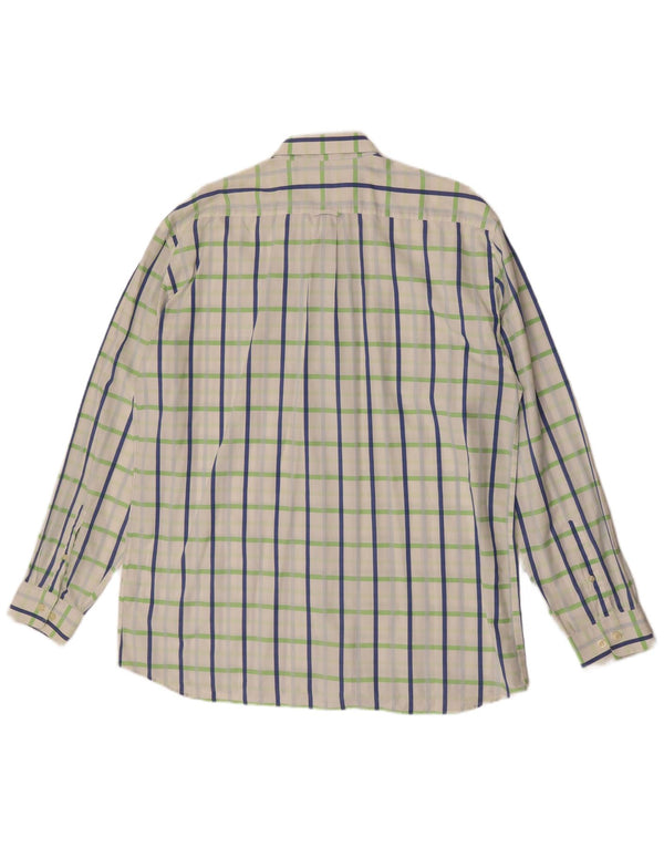 GANT Camicia da uomo vestibilità regolare XL in cotone a quadri bianchi