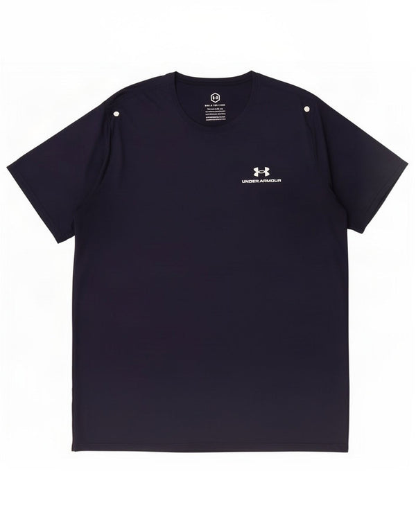 T-shirt da uomo Under Armour Top 2XL poliestere blu navy