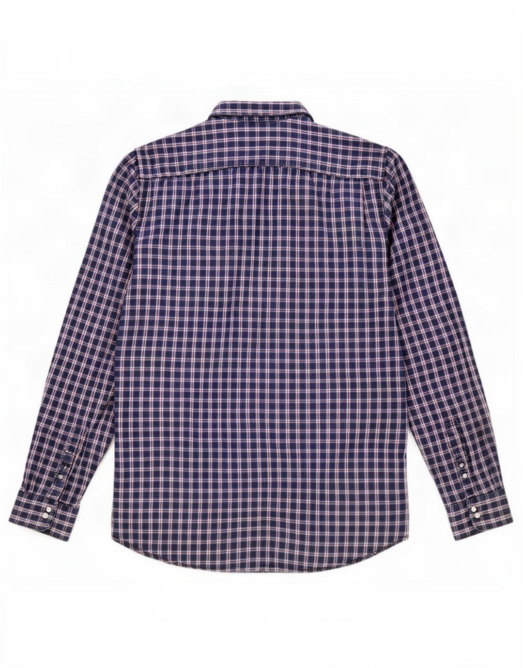 Camicia da uomo Gap XL in cotone a quadri blu navy