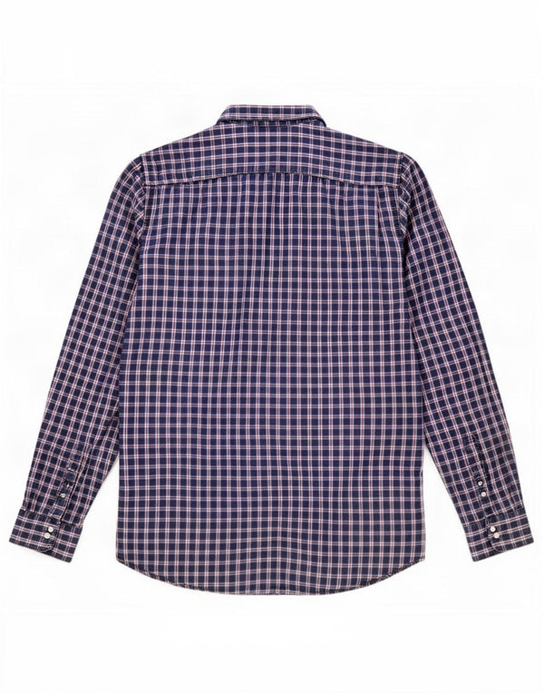 Camicia da uomo Gap XL in cotone a quadri blu navy