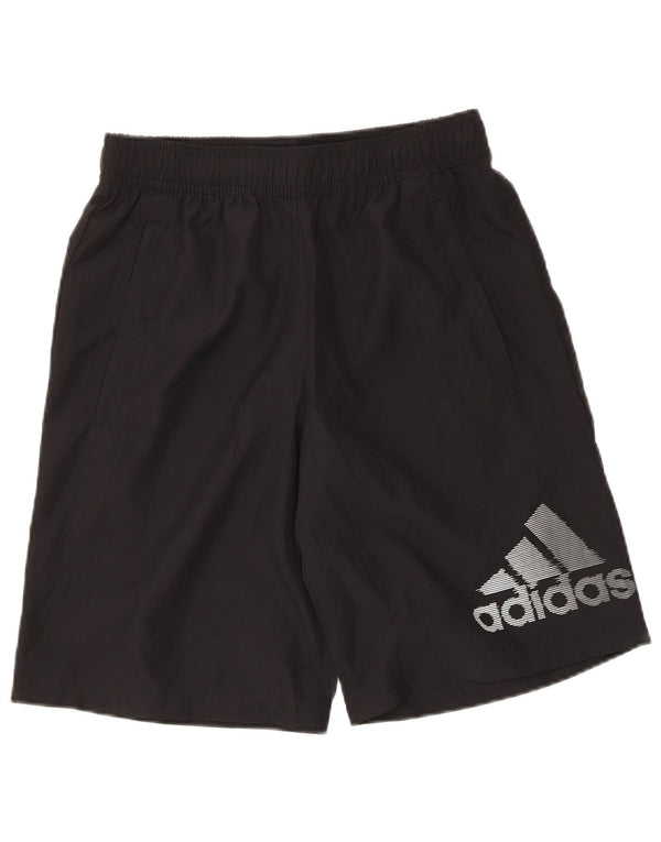 Pantaloncini sportivi Adidas Aeroready Graphic da uomo piccoli in poliestere nero