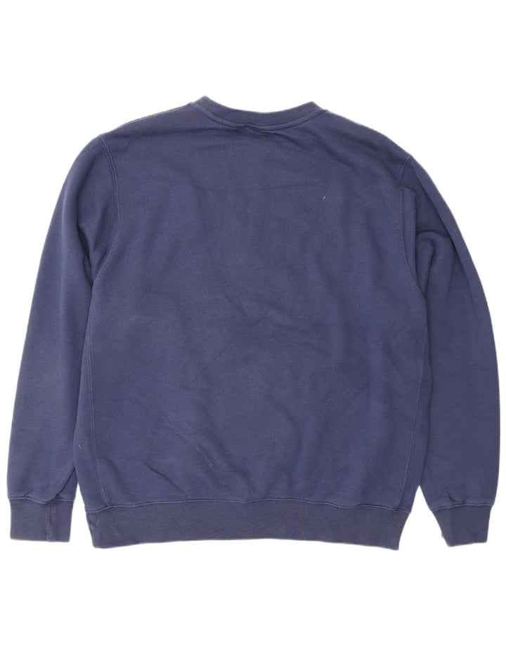 Felpa da uomo Nike Maglione grande in cotone blu navy