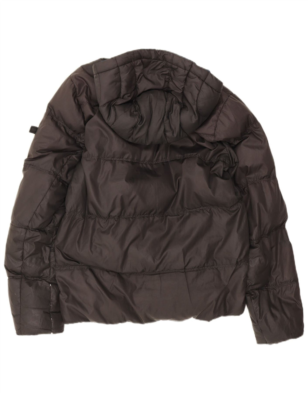 Giacca imbottita con cappuccio da uomo Tommy Hilfiger UK 38 poliestere nero medio