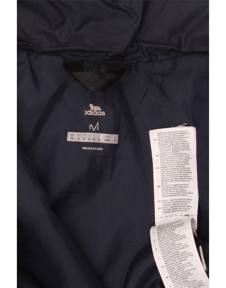Giacca imbottita da uomo Adidas UK 38 media poliestere blu navy