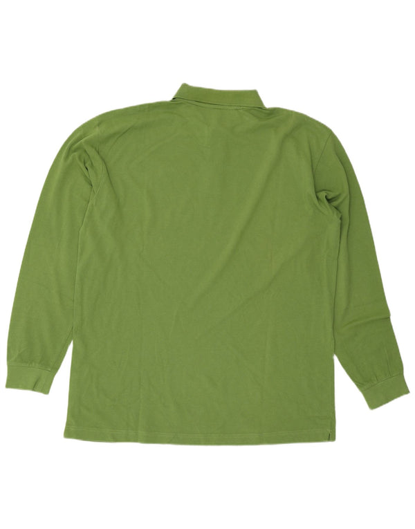 Polo Kappa Uomo Manica Lunga 2XL Cotone Verde