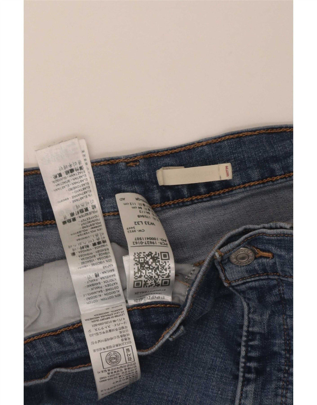 Levi's Donna 312 Shaping Slim Jeans W33 L32 Cotone Blu