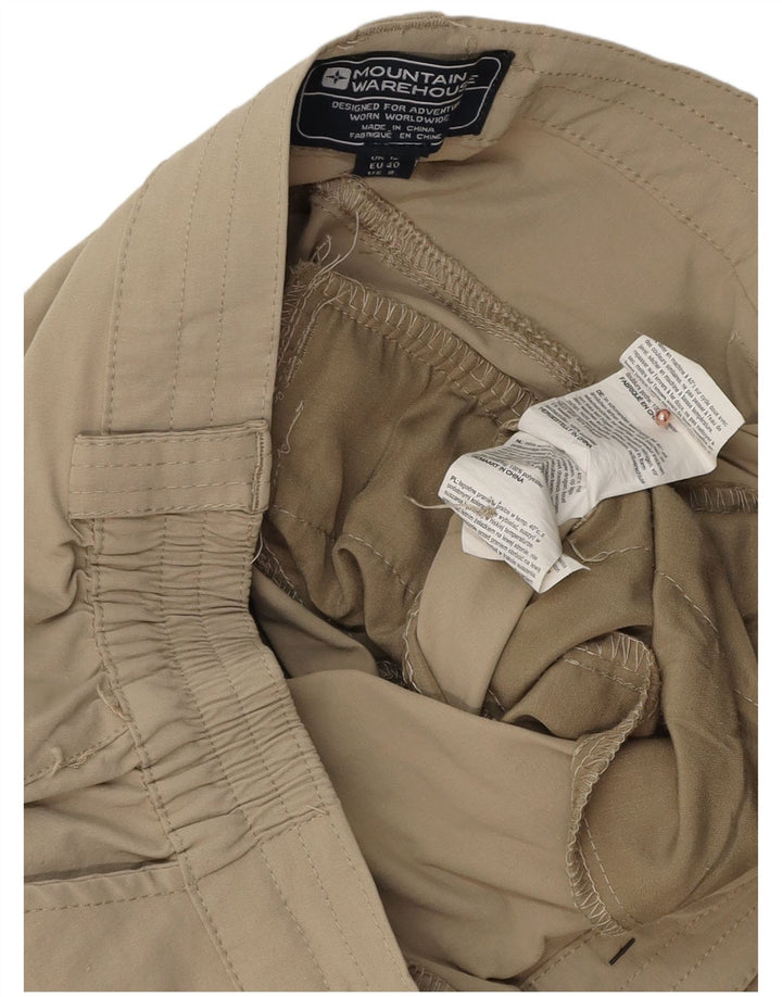 Pantaloni capri cargo da donna Mountain Warehouse UK 12 medi W30 L19 Beige