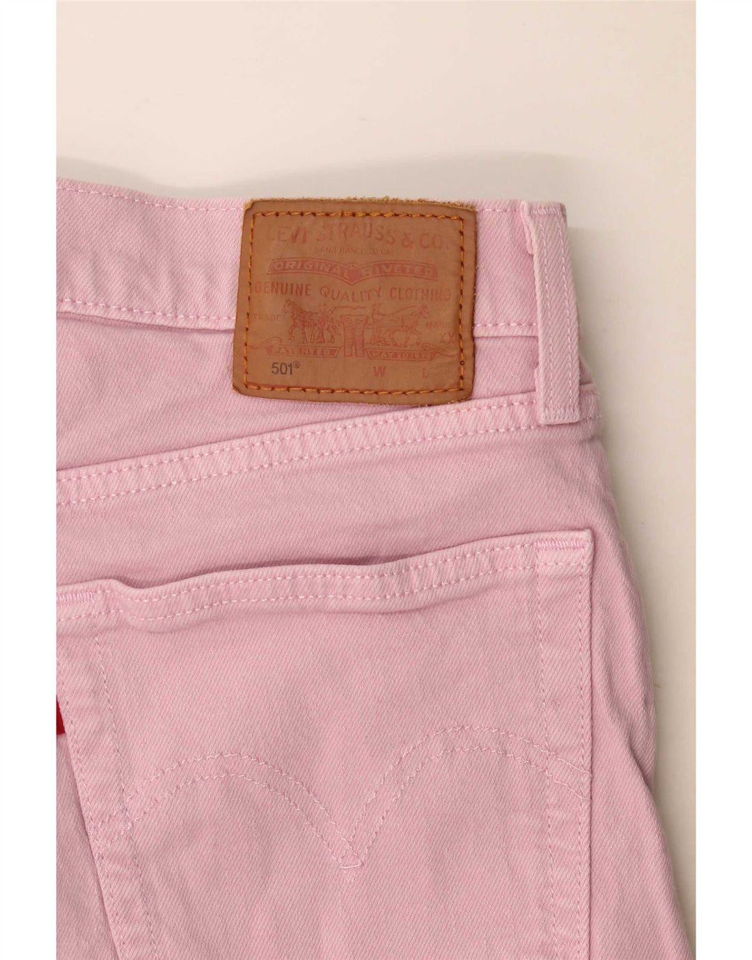 Jeans dritti Levi's 501 da donna W28 L29 Rosa