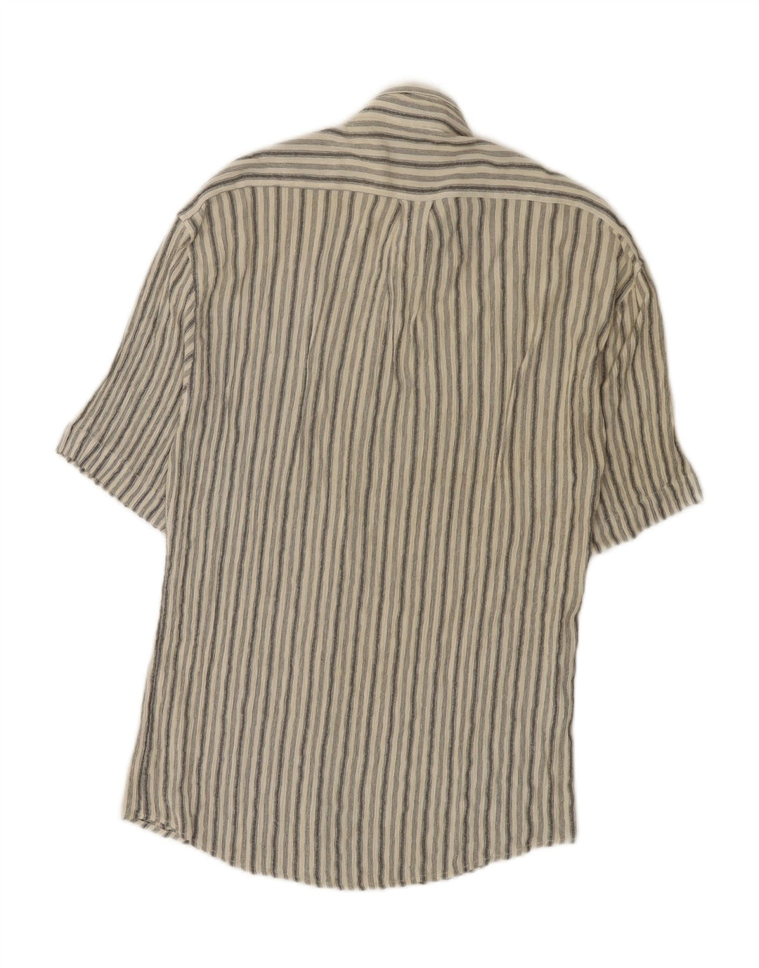 Camicia da uomo a maniche corte Tipo' S a righe larghe grigie