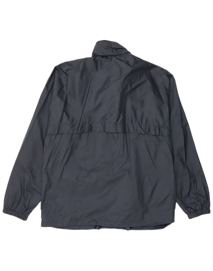Giacca antipioggia con cappuccio da uomo Champion UK 36 Small Blu Navy Poliammide