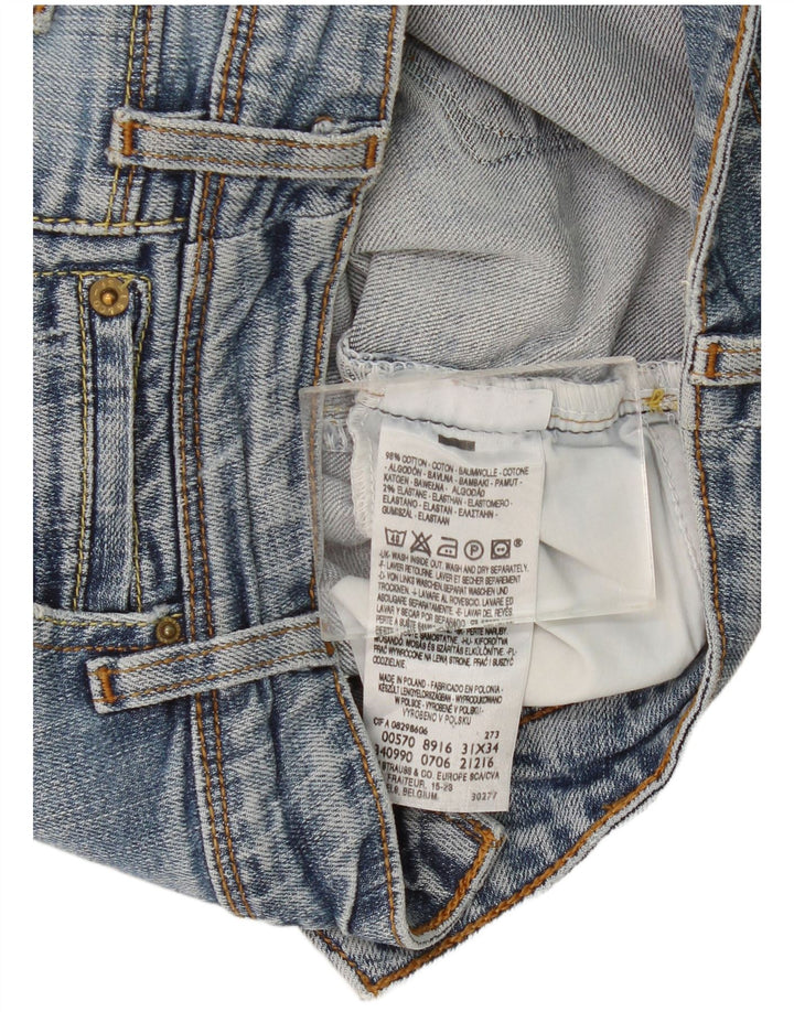 Jeans dritti Levi's 570 da donna W31 L31 in cotone blu
