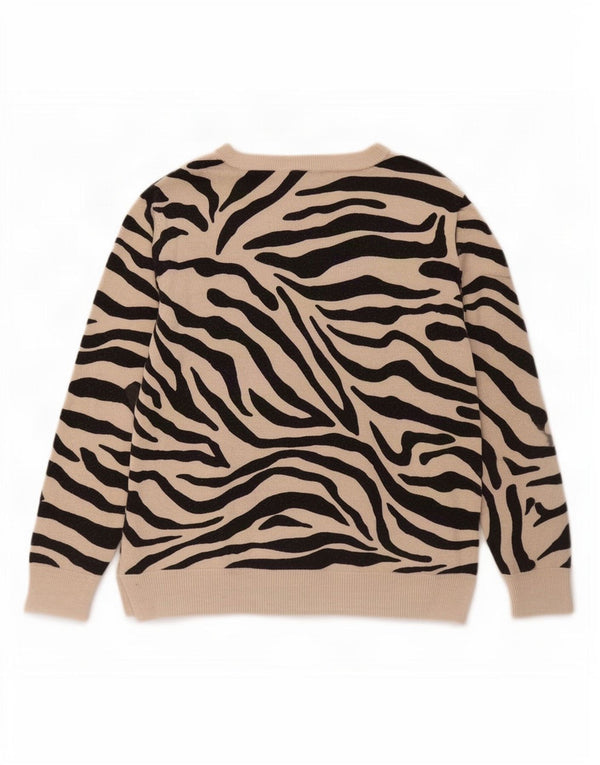 Maglione maglione con scollo a barca da donna Marks & Spencer UK 16 grande Beige