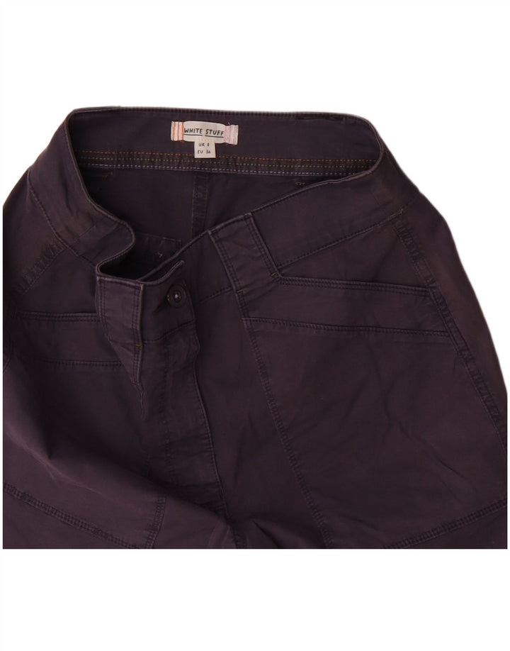 Pantaloncini casual da donna WHITE STUFF UK 8 piccoli W27 viola